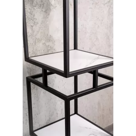 Regał loftowy STRATO 150 cm – Czarny | nowoczesny regał do salonu LOFT