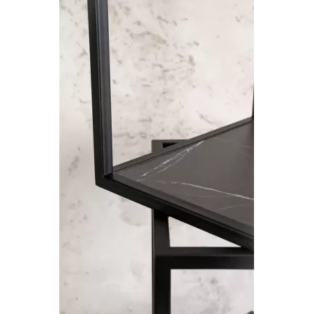 Regał loftowy STRATO Dynamic 160 cm – Czarny | nowoczesny regał LOFT