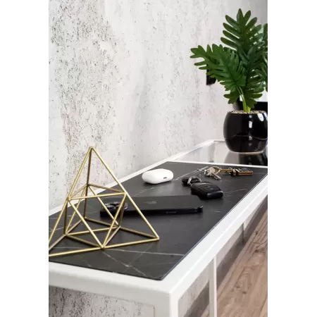 Konsola loftowa 100×30 cm – Biała| nowoczesna konsola do Loft