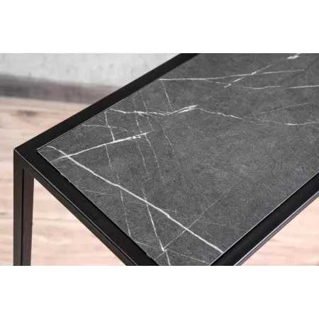 Konsola loftowa 100×30 cm – Biała| nowoczesna konsola Loft
