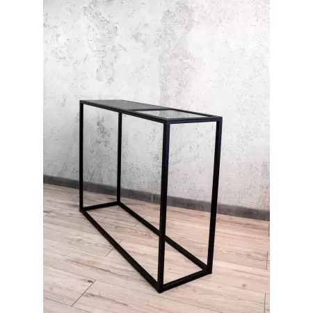Konsola loftowa 100×30 cm – Biała| nowoczesna konsola Loft