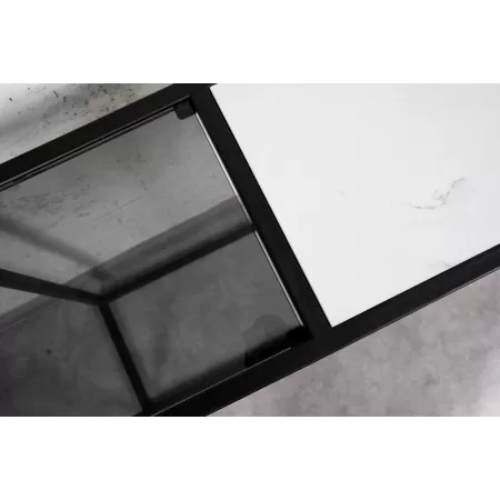 Konsola loftowa 100×30 cm – Czarna | nowoczesna konsola Loft