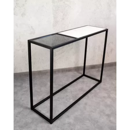 Konsola loftowa 100×30 cm – Czarna | nowoczesna konsola Loft