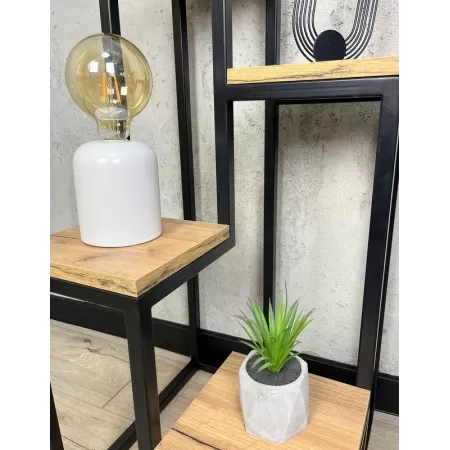 Kwietnik Loftowy / Stojak na Kwiaty Metalowy 82cm | StalDrut