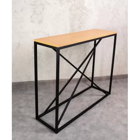 Konsola loftowa MIXO 100×30 cm – Biała | nowoczesna konsola Loft
