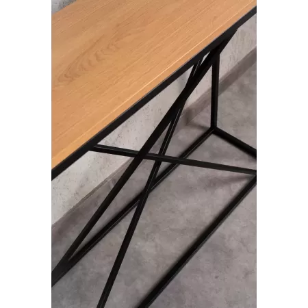 Konsola loftowa MIXO 100×30 cm – Biała | nowoczesna konsola Loft