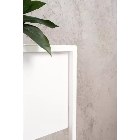 Konsola loftowa z donicą Verde 100×30 cm – Biała | nowoczesna konsola