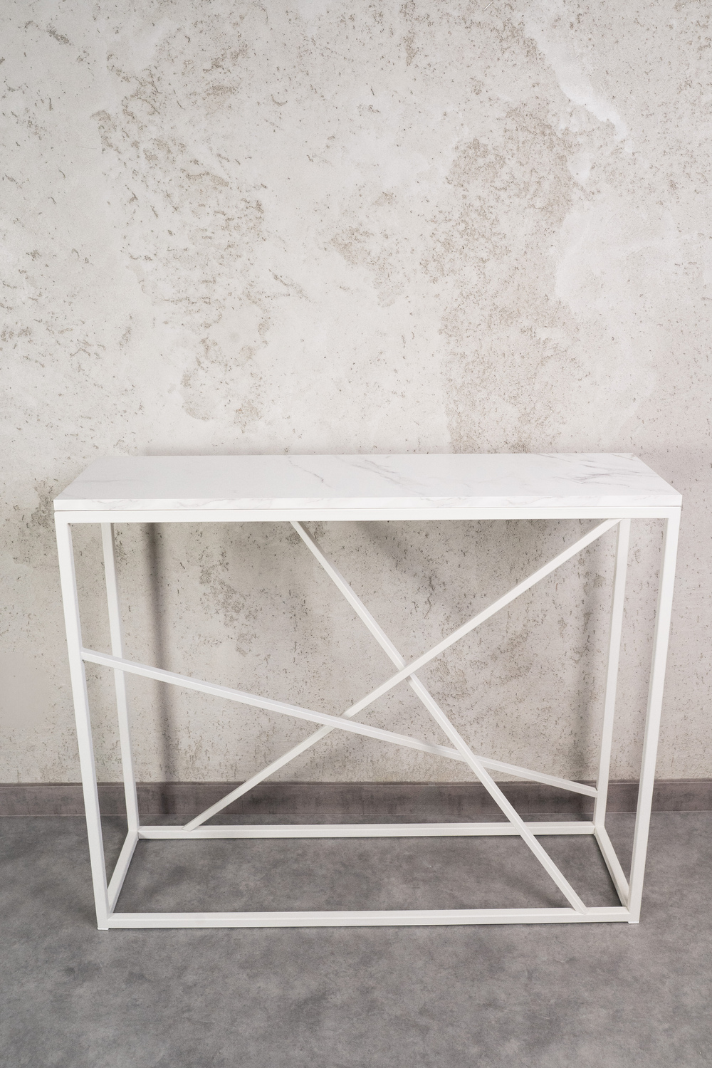 Konsola loftowa MIXO 100 × 30 cm Biała 1.jpg