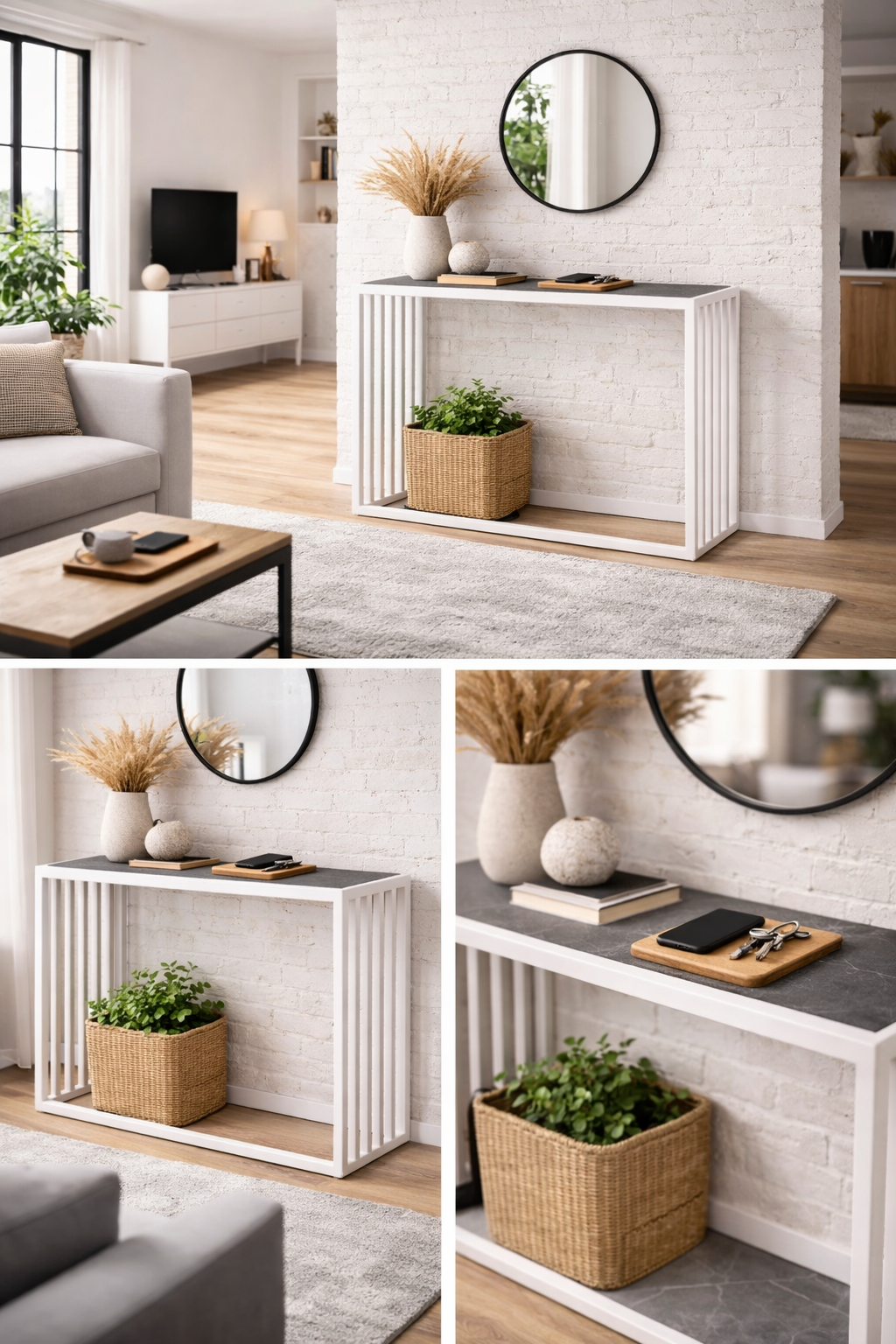 Konsola loftowa MIXO 100 × 30 Czarna 4.jpg